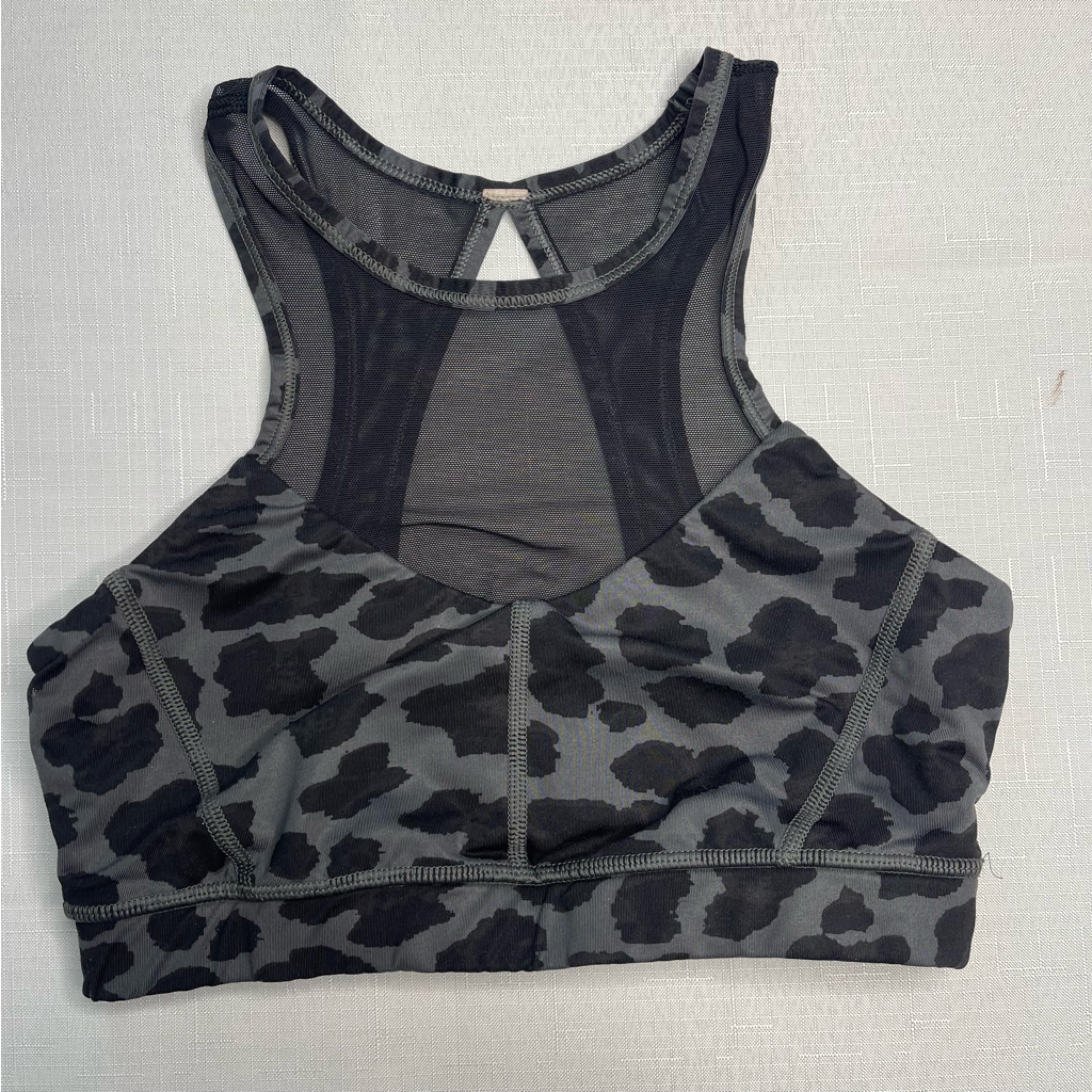 Women's Lululemon Gray Camo Sports Bra